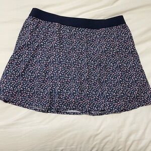 Puma Navy Floral Mini Skirt
